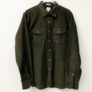 J. Crew Men’s Garment-dyed Corduroy Workshirt